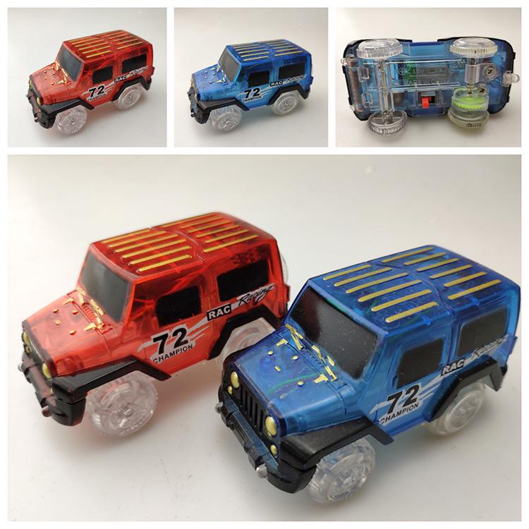 Luminous Magic Track Set: 360-Piece Electric Building Blocks for Kids