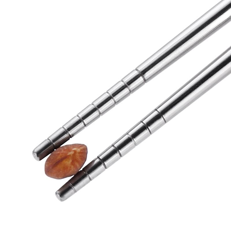 Chinese Chopsticks Stainless Steel Non-slip Sushi Chopstick Korean Japanese Food Metal Sticks Kitchen Tableware