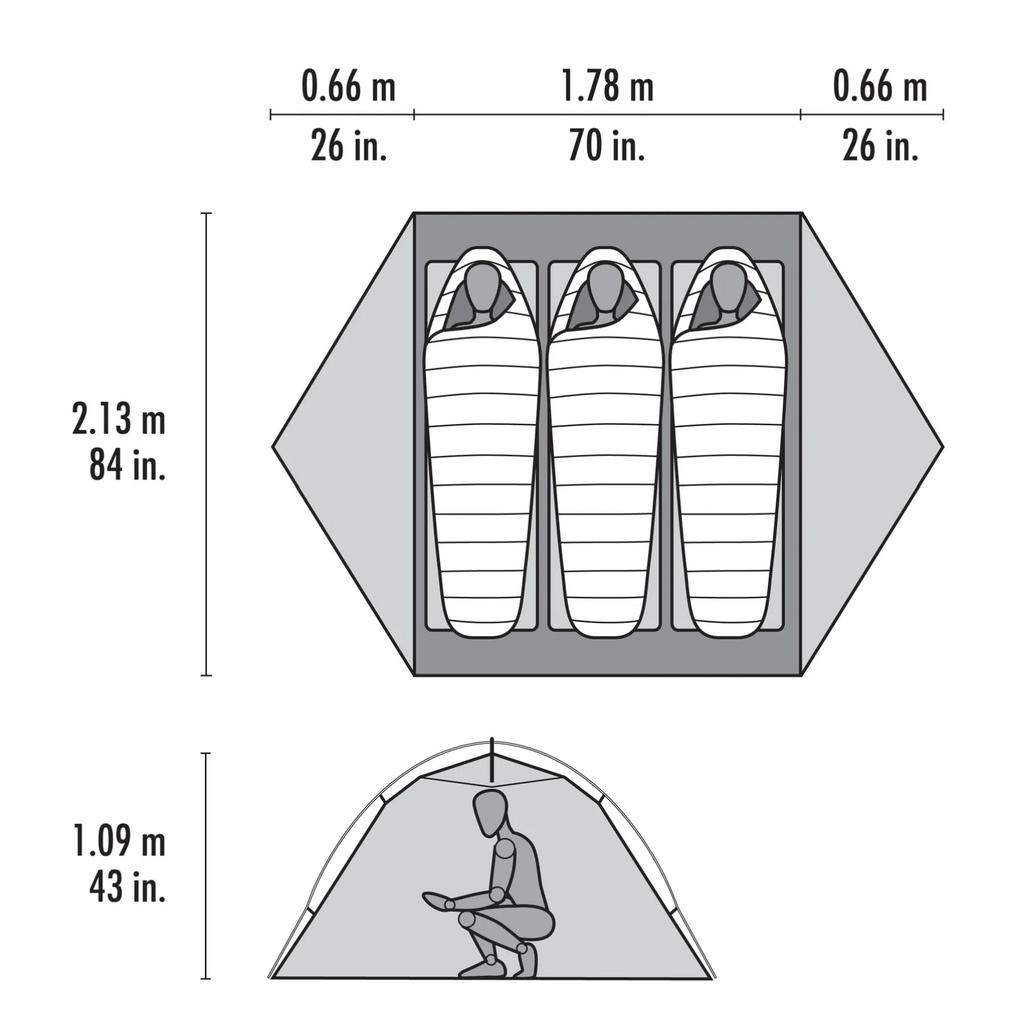 MSR Elixir 3 Backpacking Tent (Product Code: 37086)