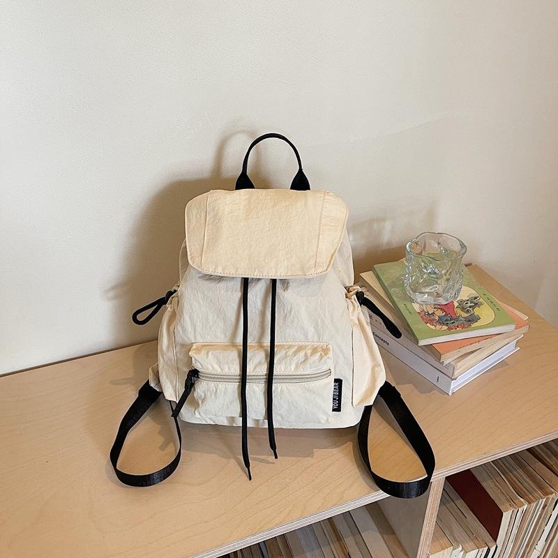 Schoolbag Handsome Mijia 1011 New Fashion Simple Lazy Wind Backpack Japanese Casual College Student School Bag Women's Backpack