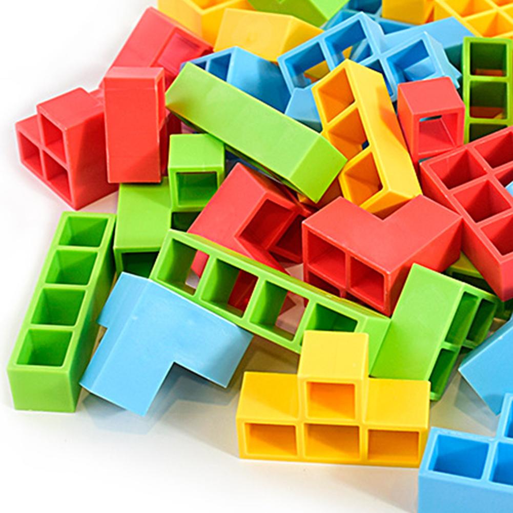 Bausteine Montessori Spielzeug Turm Stapelbausteine Spiel Lernspielzeug Frühpädagogik Spiel und Bildung Unterhaltung für Kinder Kind