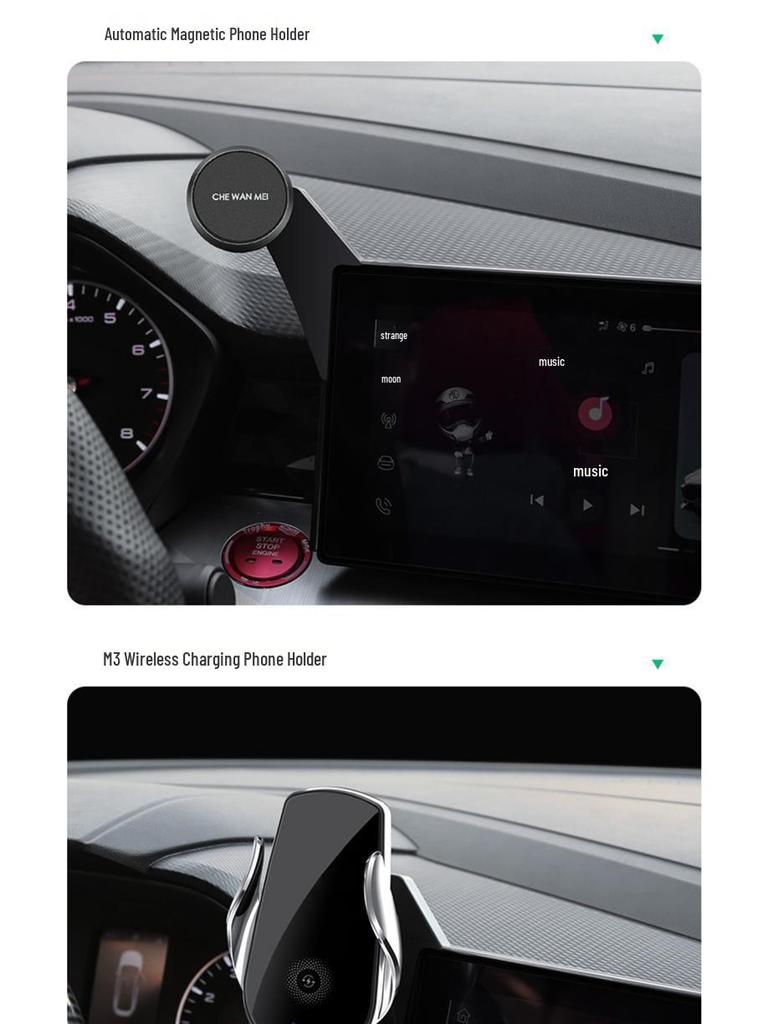 MG7 New Model Wireless Charging Navigation Mount for MG 23