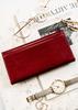 Women's leather wallet PTN 1680144-TVT-6592 Red
