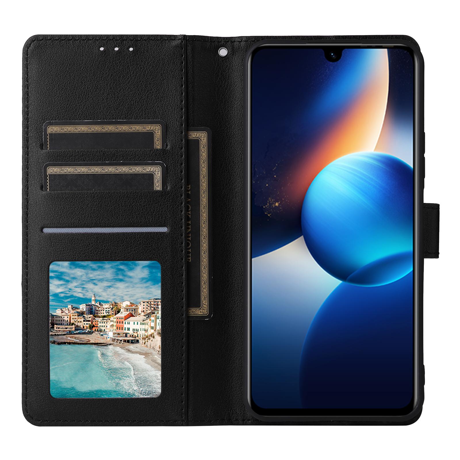 

Чохол-гаманець із підставкою для Infinix Zero 20 4G із штучної шкіри Rose Gold