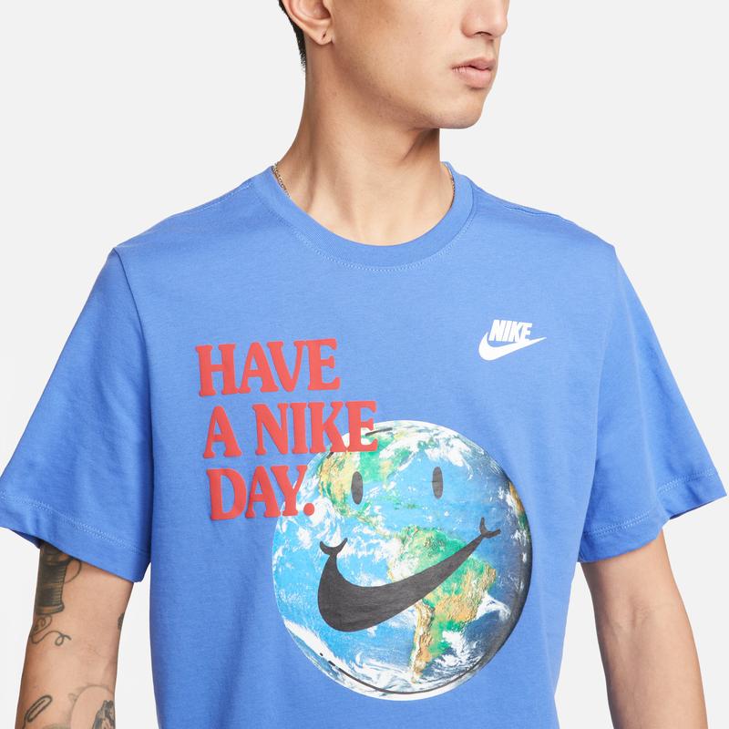 Nike T Shirt Men's Light Racing Blue DM6332-432