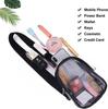 Clear PVC Messenger Bag for Men - Transparent Mobile Phone and Wallet Carrier, Ideal for Walking and Shopping