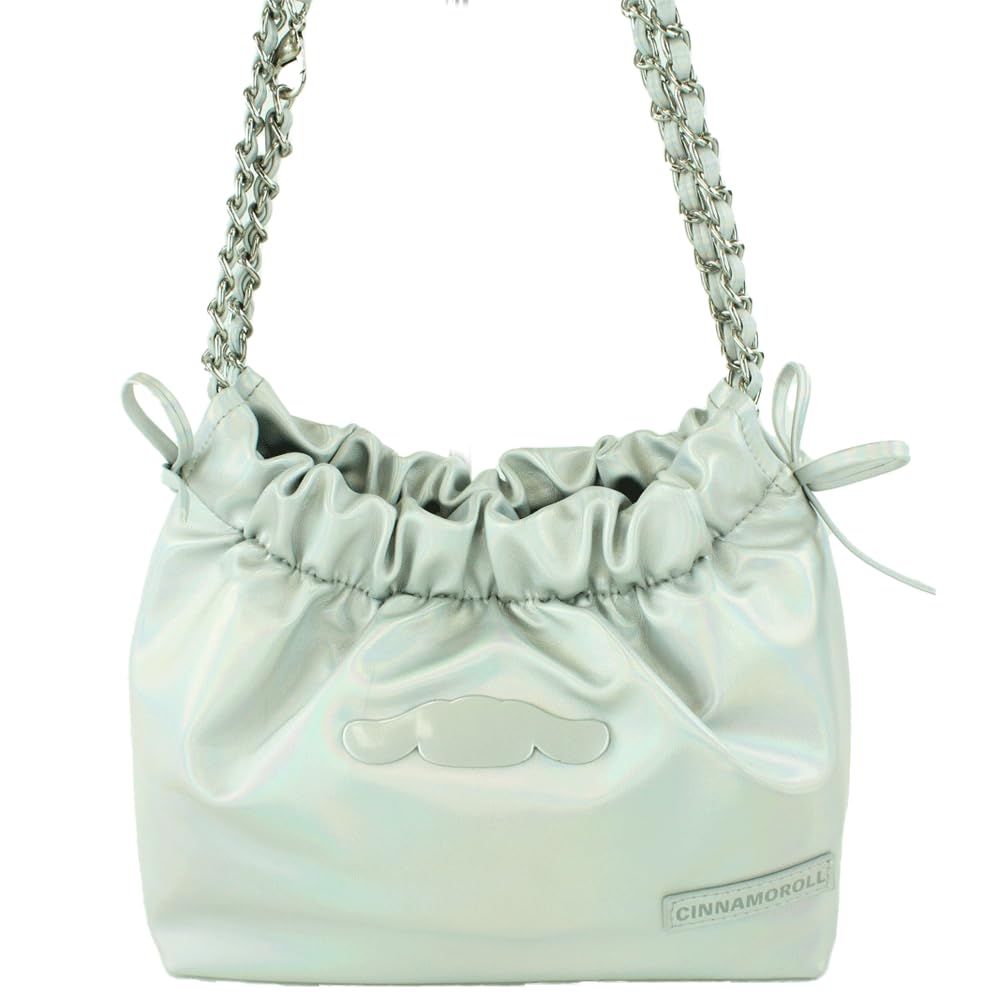 

Cinnamoroll metallic drawstring shoulder bag