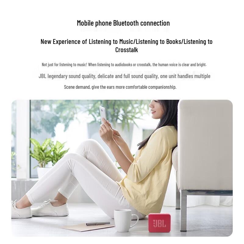 JBL GO ESSENTIAL 2 Portable Bluetooth Speaker CN plug (adapter included)