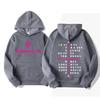 Rapper Dellafuente 2025 Tour Letters Print Hoodie Fashion Retro Gothic Oversized Hoodies Men Women Long Sleeve Fleece Sweatshirt