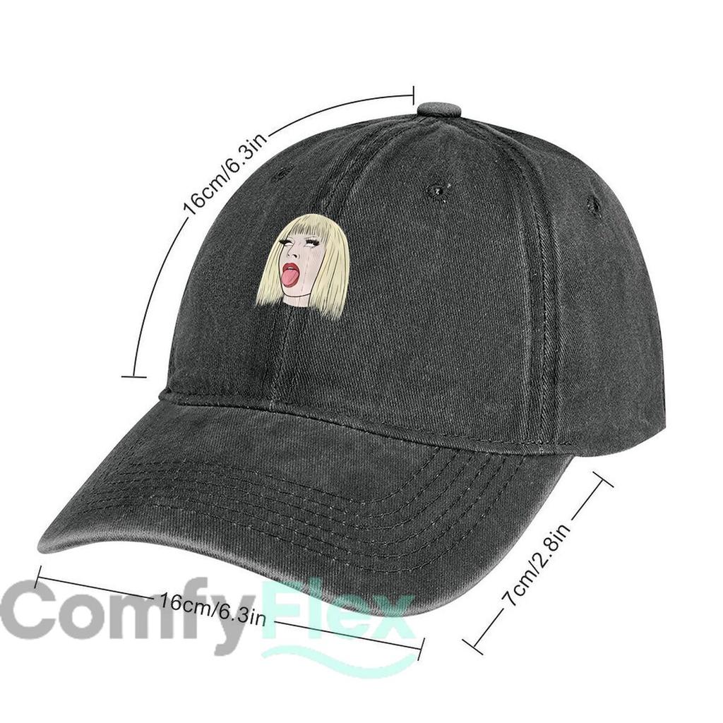 Cartoon Character Portrait Fashion Washed Baseball Cap Hat Outdoor Activities
