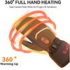 SAVIOR HEAT Guanti Riscaldati per Uomo Donna, Guanti da Sci Elettrici Ricaricabili