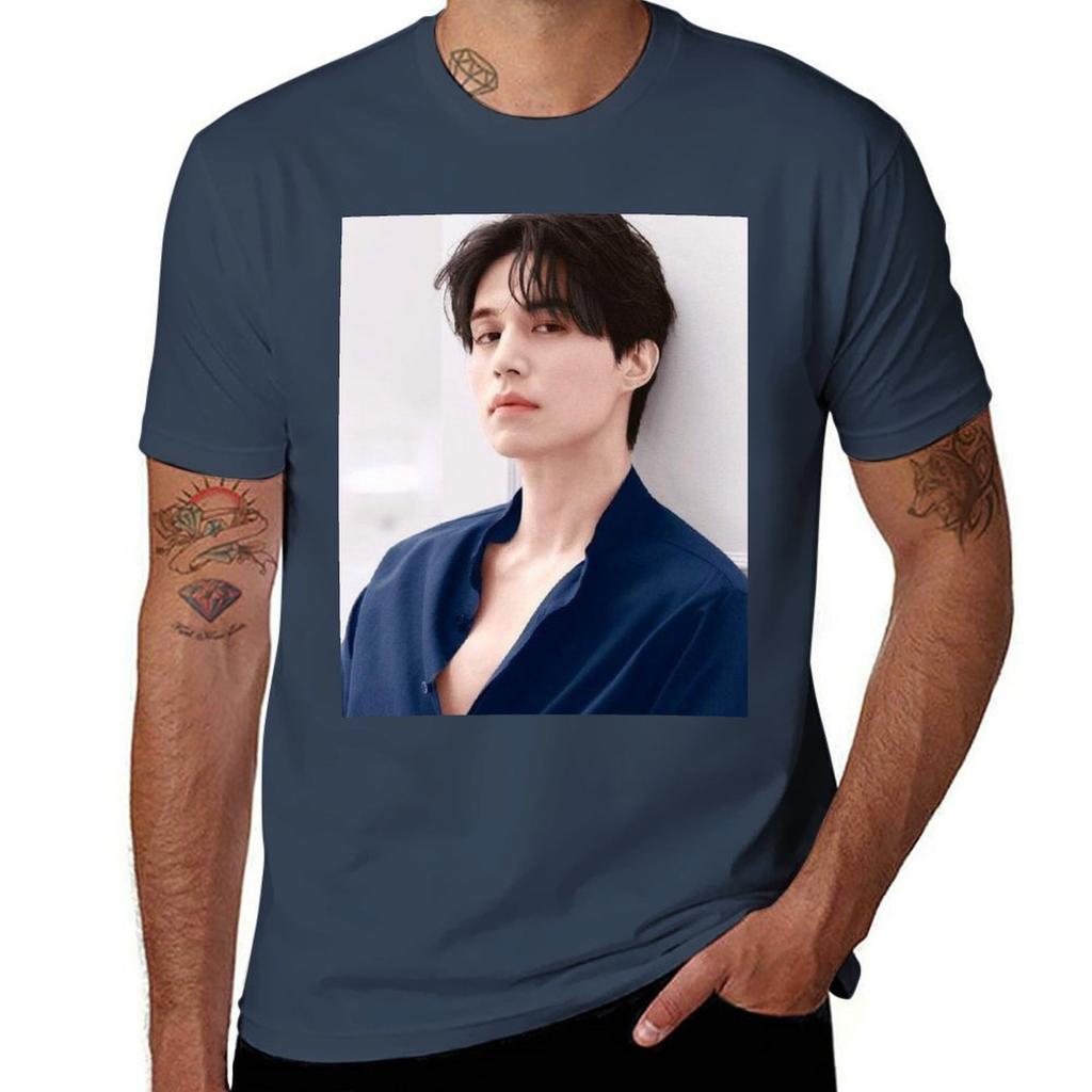 Lee Dong Wook T-shirt T-shirts Voor Man Grafisch Vintage T-shirts Voor Man Katoen Grappig T-shirt Man Luxe T-shirt