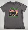 POISON 80s Retro Hair Metal T-Shirt 86/87 America Tour Dates Men's Sz L EUC