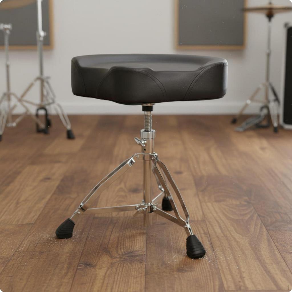 Drum Throne Heavy Duty Music Equipment Stable Metal Legs for Drumming