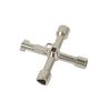 2pcs Cross Wrench, Hexagonal Shaft, Triangular Shaft, Square Shaft, Etc. Suitable for Faucet Valves, Distribution Boxes, Elevator Doors and Other