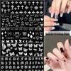 Nail Art Stamping Plates: Stainless Steel Bow, Knot, Chrome Hearts, Cross, Gothic Retro Templates