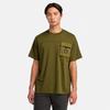 Timberland Men's Short Sleeve T-Shirt, Dark Olive, XS, TB0A69EQ3021