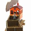 Sankei Miniatuart Bausatz Studio Ghibli Serie Laputa Schloss im Himmel Lokomotive und Automobil Maßstab Papierbasteln 1/150 MK07-12