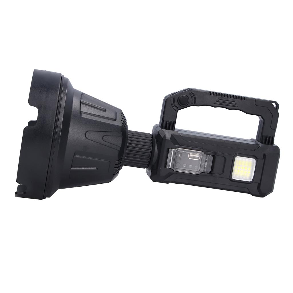 Rechargeable Spotlight Waterproof LED Handheld Flashlight with 6 Lighting Modes for Adventure