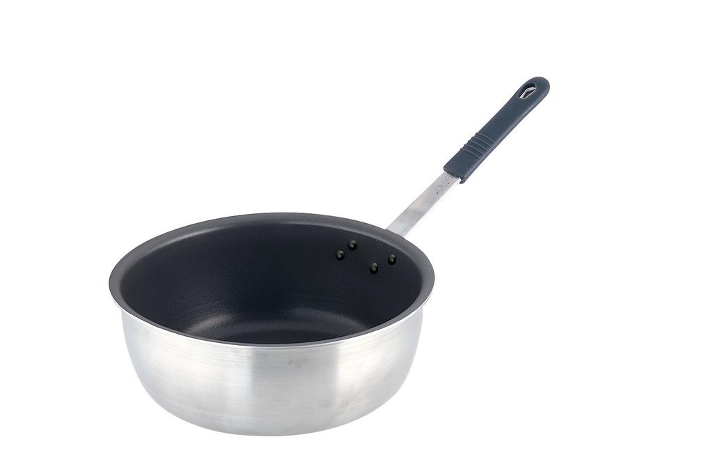 Endo Shoji Commercial IH Select 2-Layer Clad Yukihira Pot, 24cm, IH Compatible, Body: Aluminum Alloy and Stainless Steel, AYK8304