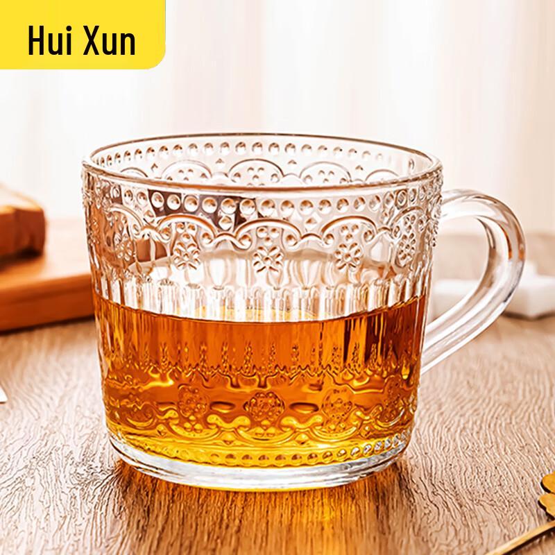 Geprägte Glas Frühstücksgetränketasse