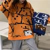 Autumn and Winter Lazy Wind Bear Sweater Women's Loose Pullover Jacket