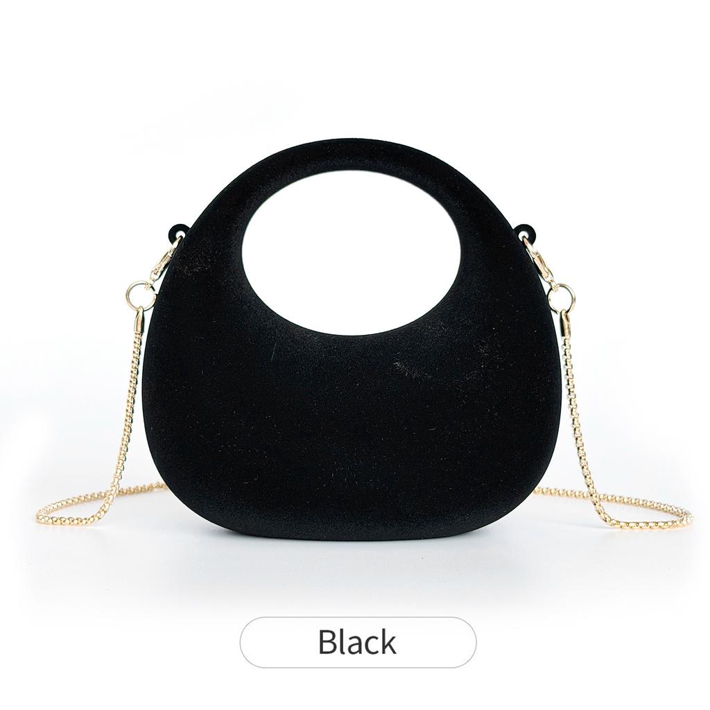 Stylish Mini Velvet Evening Bag Womens Chain Crossbody Bag Wedding Party Shoulder Bag Luxury Designer Evening Handbag Coin Purse