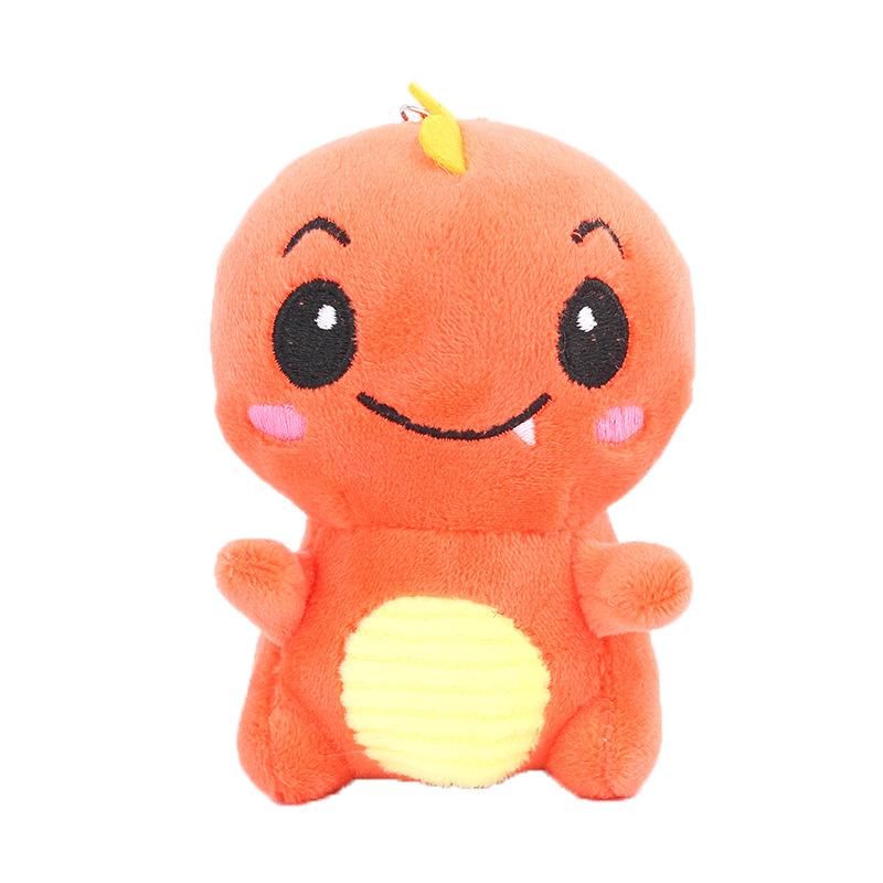 

Мягкий плюшевый брелок в виде динозавра, очаровательный шарм для сумки в виде мягкой игрушки 10 см Orange