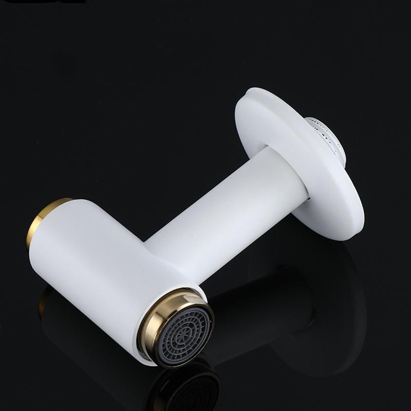 1PC Brass Bibcock White Gold/Black Gold Button Mop Pool Faucet Single Cold Water Spout Quick Open Tap Balcony Toilet