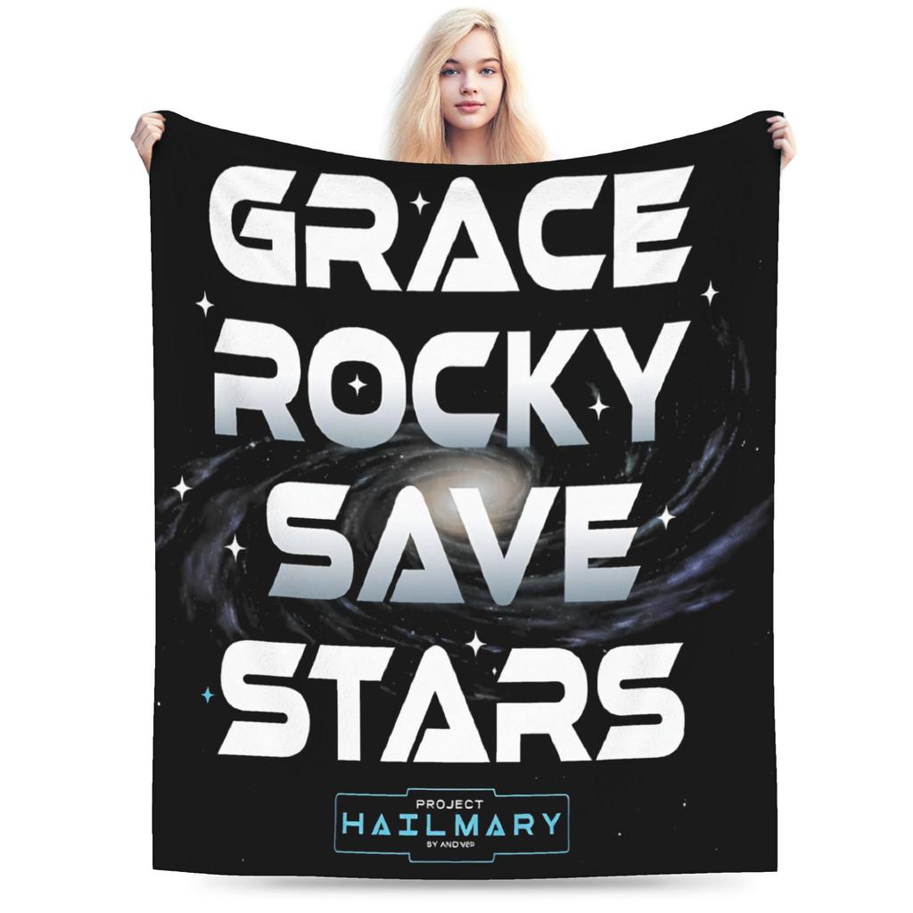 Soft Cozy Blanket Plane Travel Project Hail Mary 2026 Bedding Throws Print Bedspread For Living Room