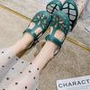 Sandals women's summer jelly hole shoes women's slippers new Korean version fashion Mary Jane sweet student beach shoes tide
