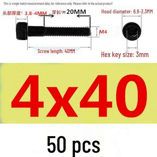 High-Strength Grade 12.9 Internal Hex Head Screws M1.4-M20