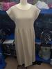 European and American Short-Sleeve Round Neck Cotton-Linen Long Dress with Pockets