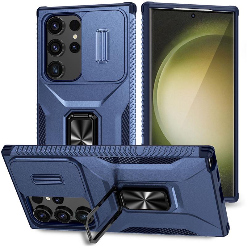 Samsung S26 Ultra Magnetic Car Window Phone Case with Push-out Bracket