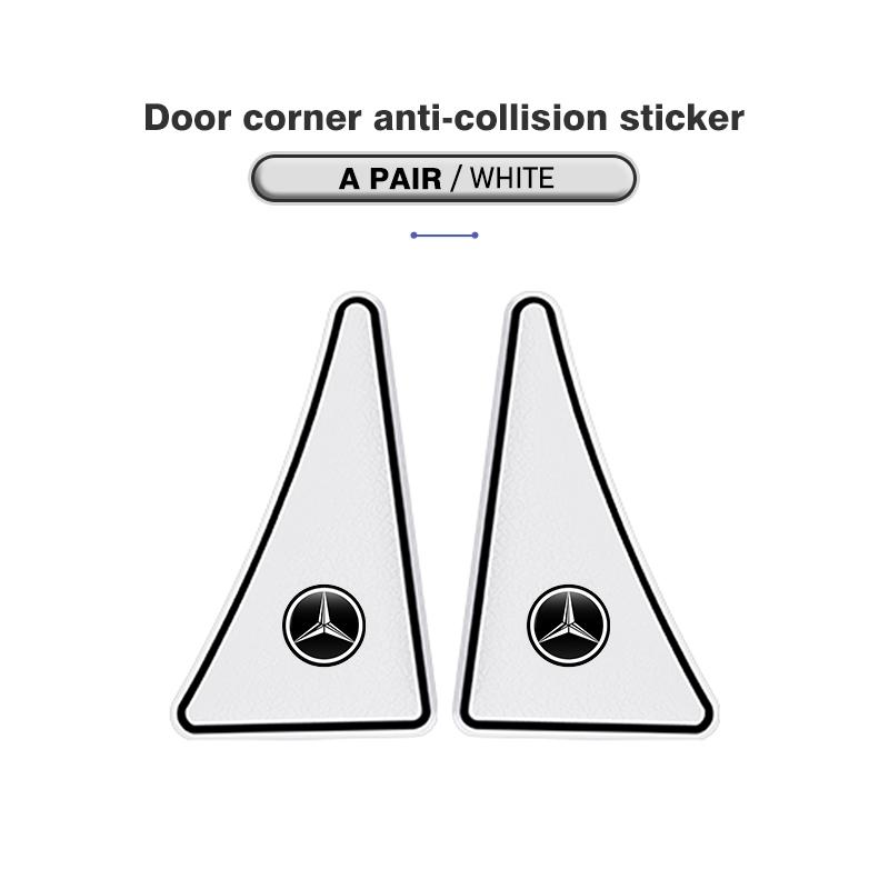 AAVM1 2pcs Car Door Sticker Body Paint Surface Guard Protection Sticker For Mercedes Benz W211 W124 W176 W177 C180 C200 C260 C300 GLC