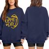 Unisex Lightweight Long Sleeve Neck Sweatshirt with Fashion Print for Everyday Wear