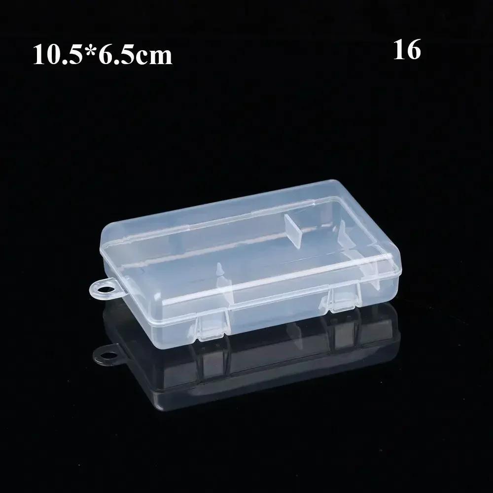 Transparent Storage Box Holding Case Jewelry Beads Container Fishing Tools Accessories Box Small Items Sundries Organizer