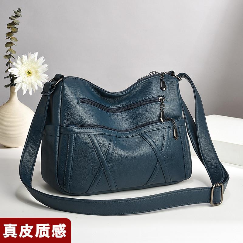 Stylish Soft Pu Leather Multi-layer Shoulder Crossbody Bag For Women With Spacious Capacity