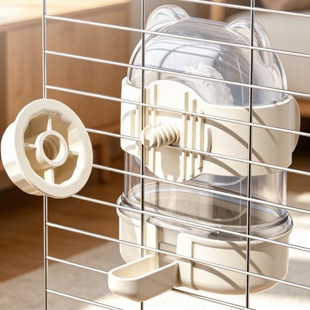 Hanging Automatic Bird Feeder Clear Bird Feeding Bowl 2 in 1 Bird Water Dispenser Parakeets