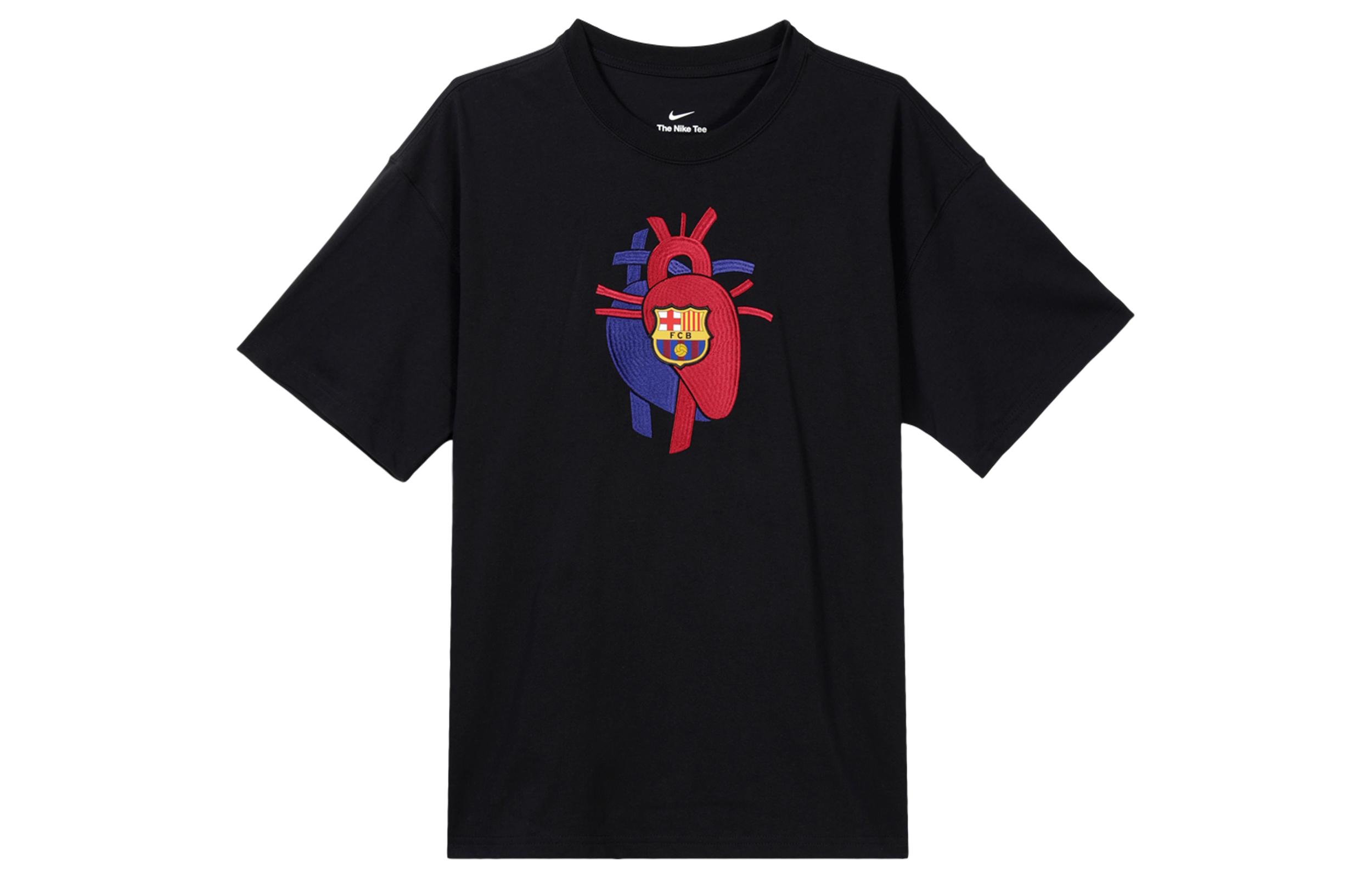 Nike X Patta T Shirts Men s Black Crew Neck Moderate Straight Fit FQ1758-010 S