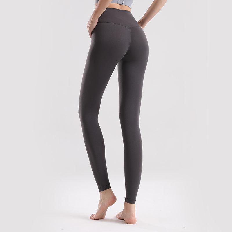 

Костюм для йоги с ощущением обнаженности: Женские спортивные брюки с контролем живота, высокой талией, лифтингом бедер, облегающего кроя Medium