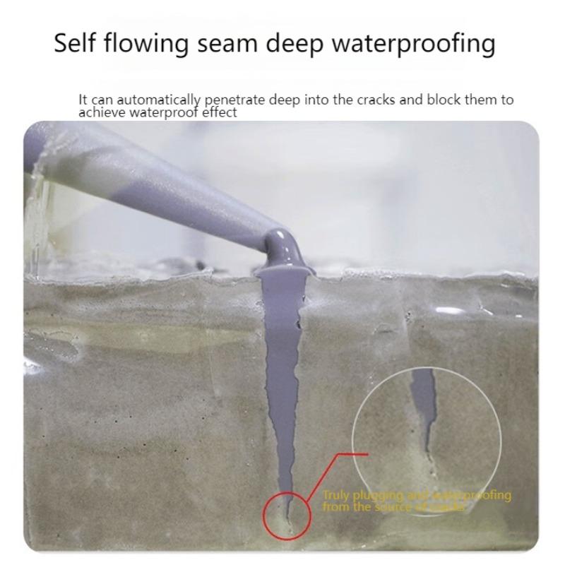 500ml Crack Sealing Adhesive Quick-drying and Self-leveling Cement for Crack Sealing Roof and Floor Crack Repair Adhesive