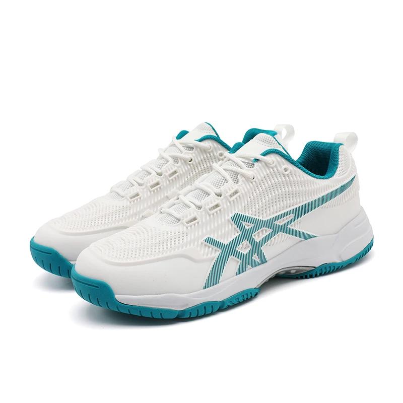 Fashion Badminton Shoes for Men and Women Luxury Design Field Training Mesh Breathable Flat Tennis Shoes Luxury Deisgn Mens Sneakers