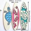 3 Pcs Surfboard Wall Decor Surfboard Hanging Sign Available for Party Tropical Beach Room Decor Wooden Decoration for Hawaiian