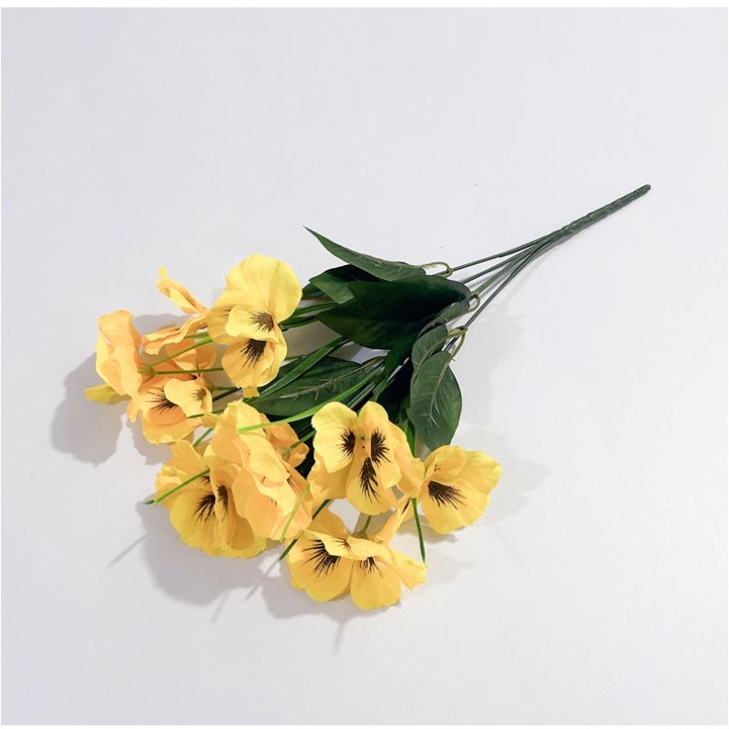 Knstliche Blumen Setzen Sie einen Strau Stiefmtterchen Phalaenopsis  Kunstblumen Knstliche Seidenblumen Home Outdoor Blumenkasten Dekoration   zu niedrigen Preisen im Onlineshop Joom kaufen