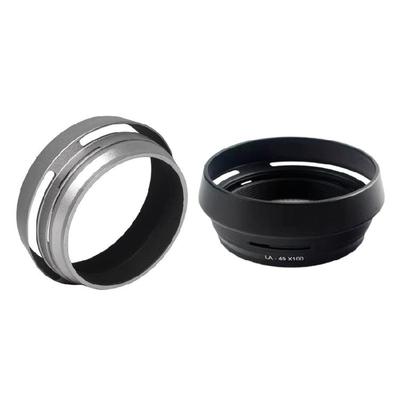 Replacement Hollow Out Lens Hoods for X100V X100F X100S X100T X70 with 49mm Adapter Rings