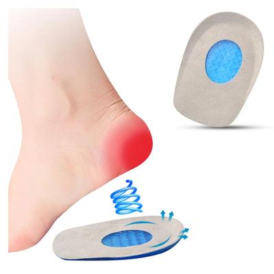 1 Pair Silicone Gel Heel Cushion for Feet Soles Foot Protectors Spur Support Shoes Pad Feet Care Massage Inserts Insoles