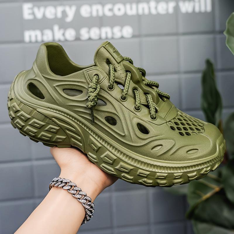 Outdoor Sandals Men Men's Sandal Seal Shoes for Mens Super Copy Sandals Trend 2024 Luxury Men's Slipper Crox Style Slipers Flat