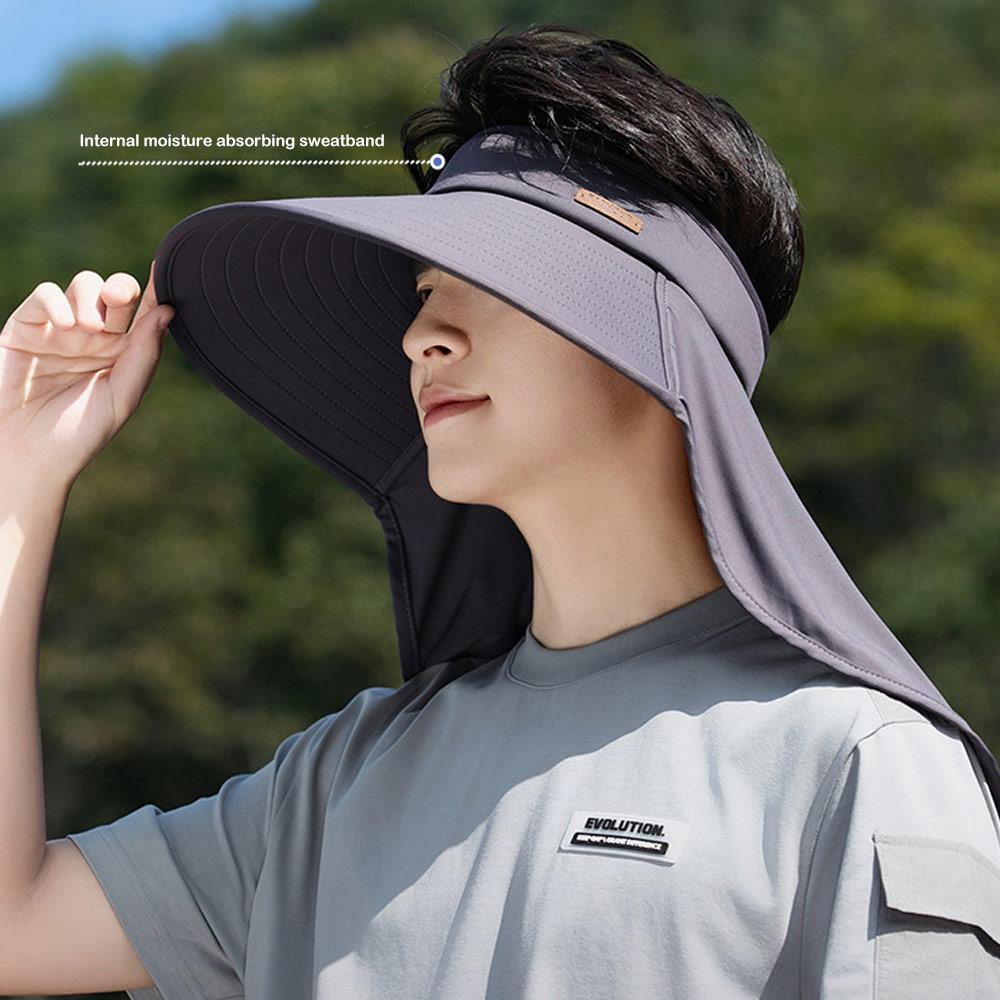 Large Brim Adult Hats Neck Protection Sunscreen Cap New Sun Hats  Mountain Climbing