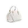 COACH Sydney Coated Canvas With Smooth Leather Shoulder Bag, Crossbody Bag Dome Bag Handbag Small Women's Chalk White CA591-IMRFF